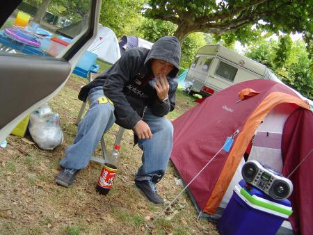 le camping